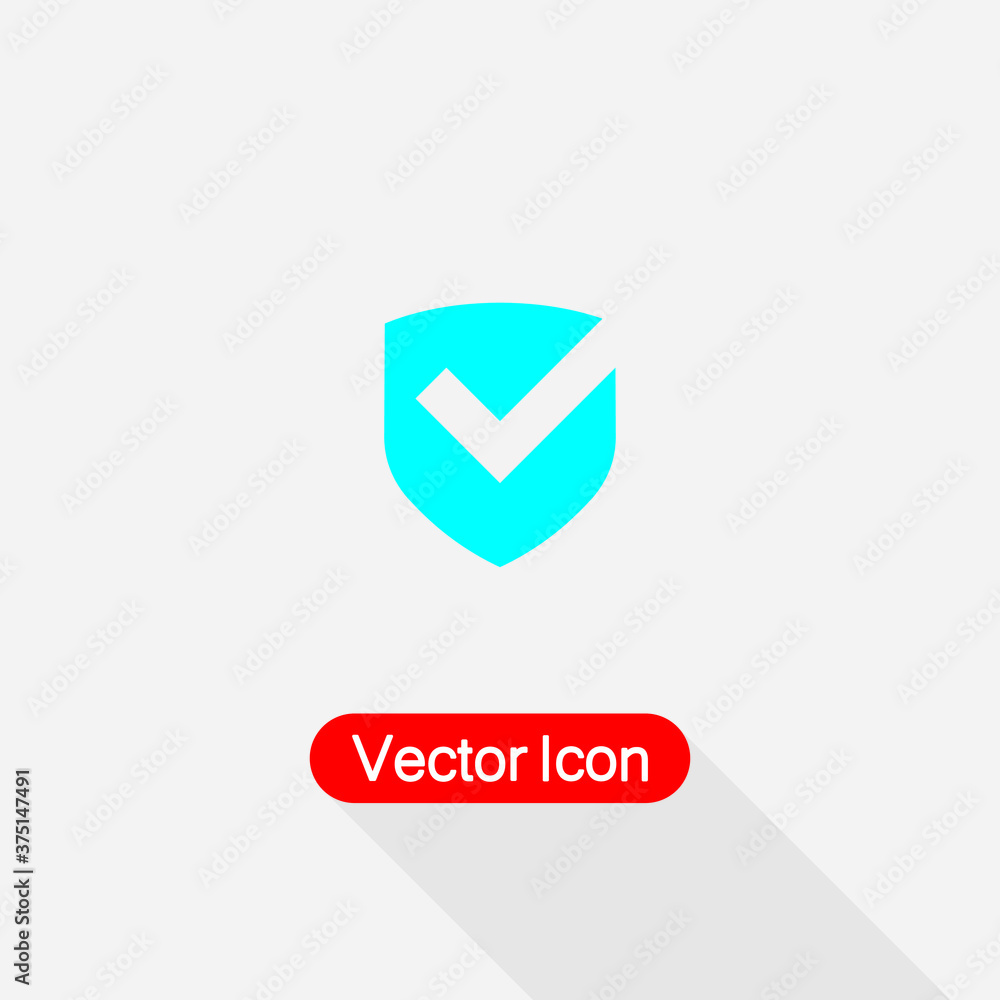 Shield Check Mark Icon Vector Illustration Eps10 Shield Check Mark Icon Vector Illustration Eps10