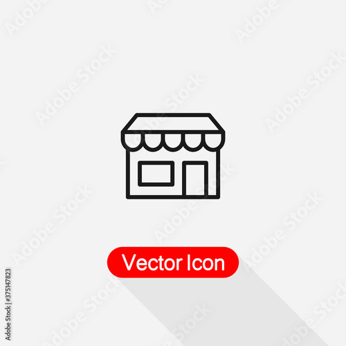 Shop Icon Store Icon Vector Illustration Eps10