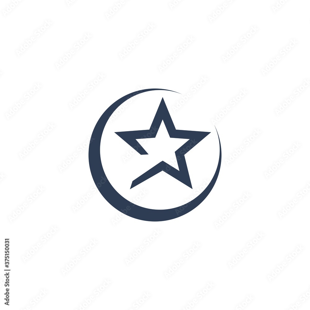 Star. Vector icon isolated on white background. Star. Vector icon isolated on white background.