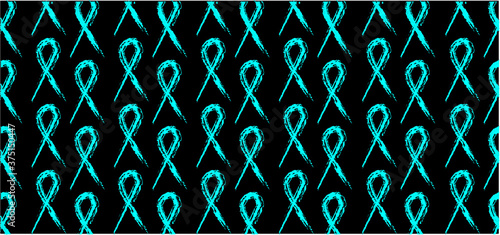 Mens psa prostate cancer. November. Blue ribbons background. Awareness month. World Cancer day. Medical blue ribbons logo. Men oncological disease support campaign, masculine health care. No shave.