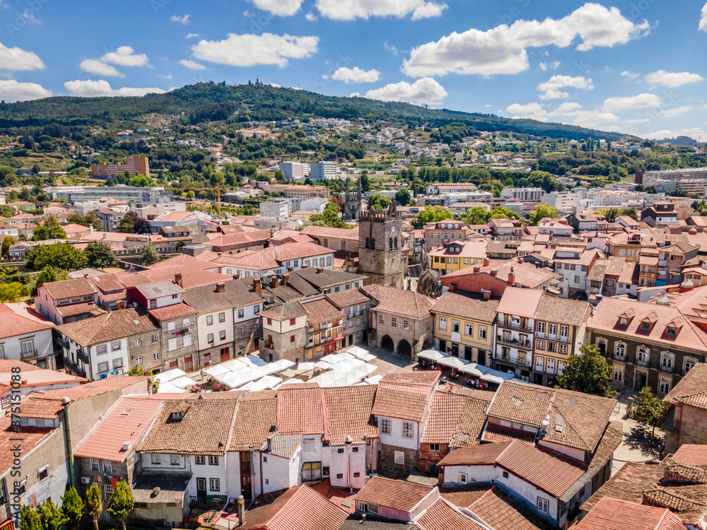 Medieval city center of Guimaraes, Portugal