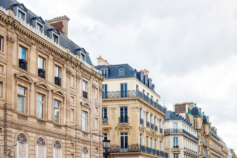 Old-fashioned building in Paris, Europe