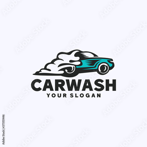 Car wash logo vector designs template