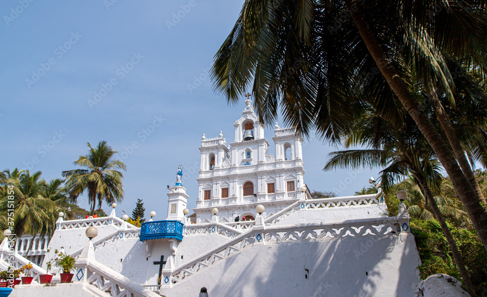 Fototapeta premium Historic Our Lady of the Immaculate Conception Church, Goa, India