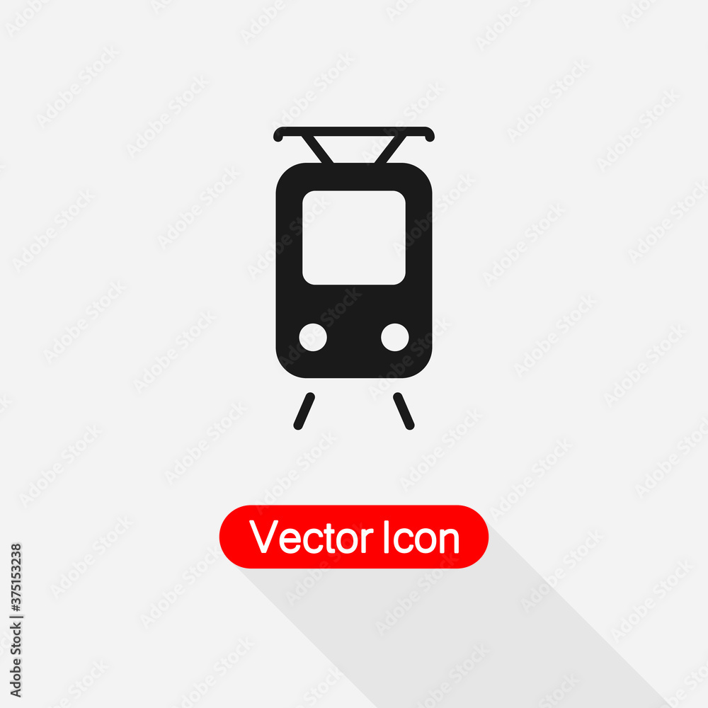 Tram Icon Vector Illustration Eps10 Tram Icon Vector Illustration Eps10