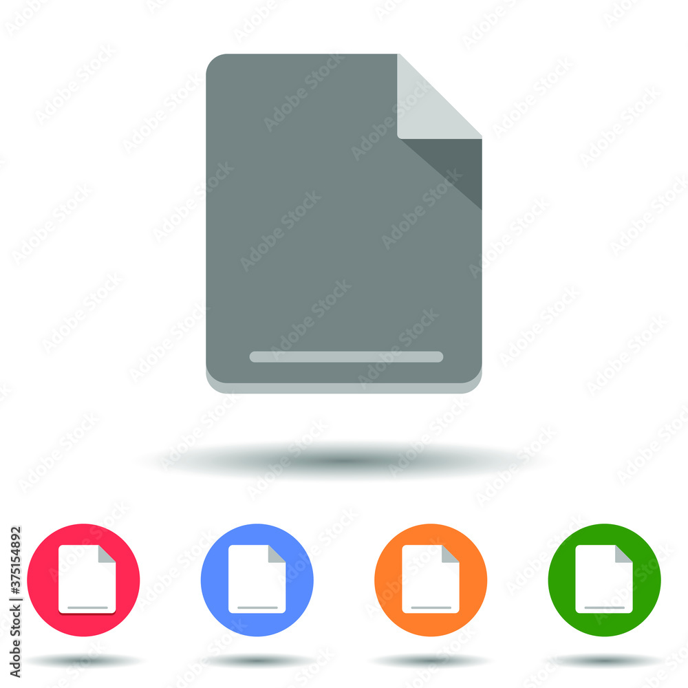 Letter file icon vector logo isolated on background Letter file icon vector logo isolated on background