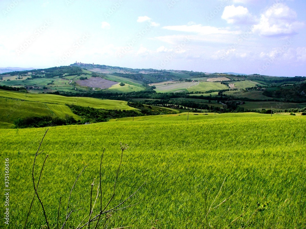 
View of the Tuscan countryside - Italy Pienza