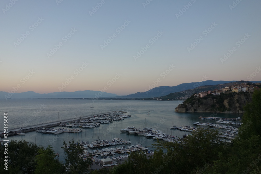 Agropoli beach on the Cilentan coast, Italy