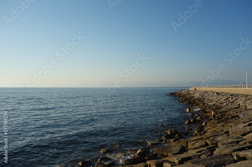 Agropoli beach on the Cilentan coast, Italy photo