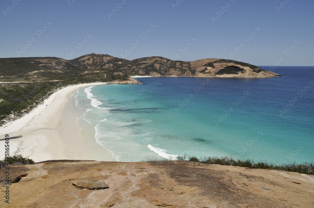 Beautiful sandy bays of Cape le Grand National Park in Western Australia
