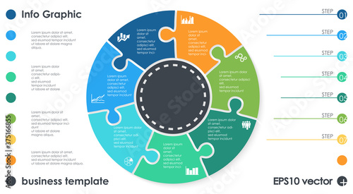 business info graphic template