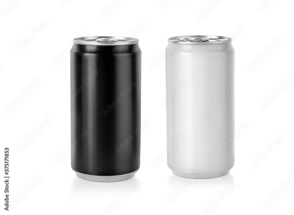 White and Black Metal Aluminum Beverage Drink Can 500ml, White and Black Metal Aluminum Beverage Drink Can 500ml,