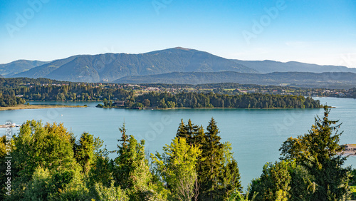 Lake 'Faaker See' in Carinthia, Austria