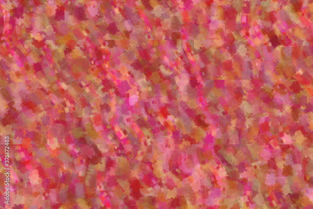 Red and pink waves dry brush oil paint background, digitally created. Red and pink waves dry brush oil paint background, digitally created.