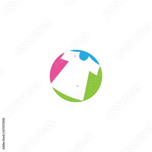 Clothes shop fashion logo vector