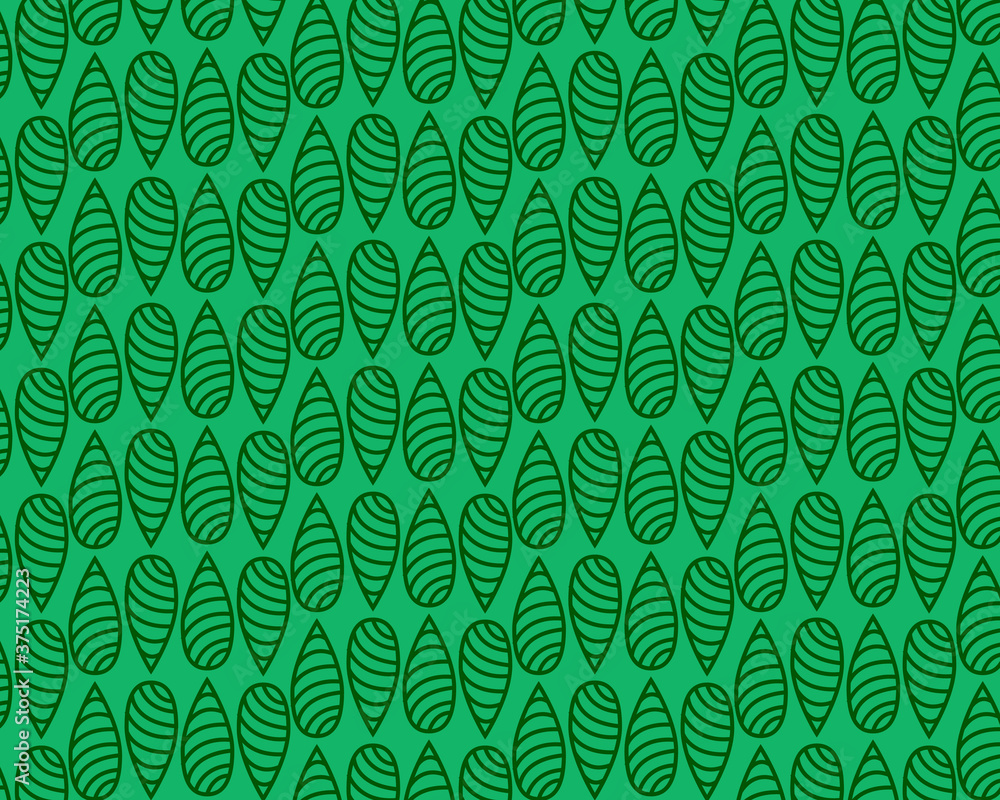 green leaf seamless pattern design Illustration green leaf seamless pattern design Illustration