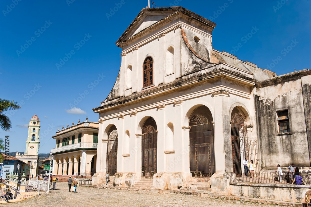 Church Parroquial Mayor or Santisima Trinidad, Trinidad, Sancti Spiritus Province, Cuba, Central America, Unesco World Heritage Site.