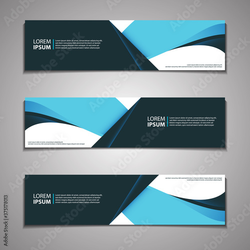 Label Banner Background Modern Business Corporate Template Design Web