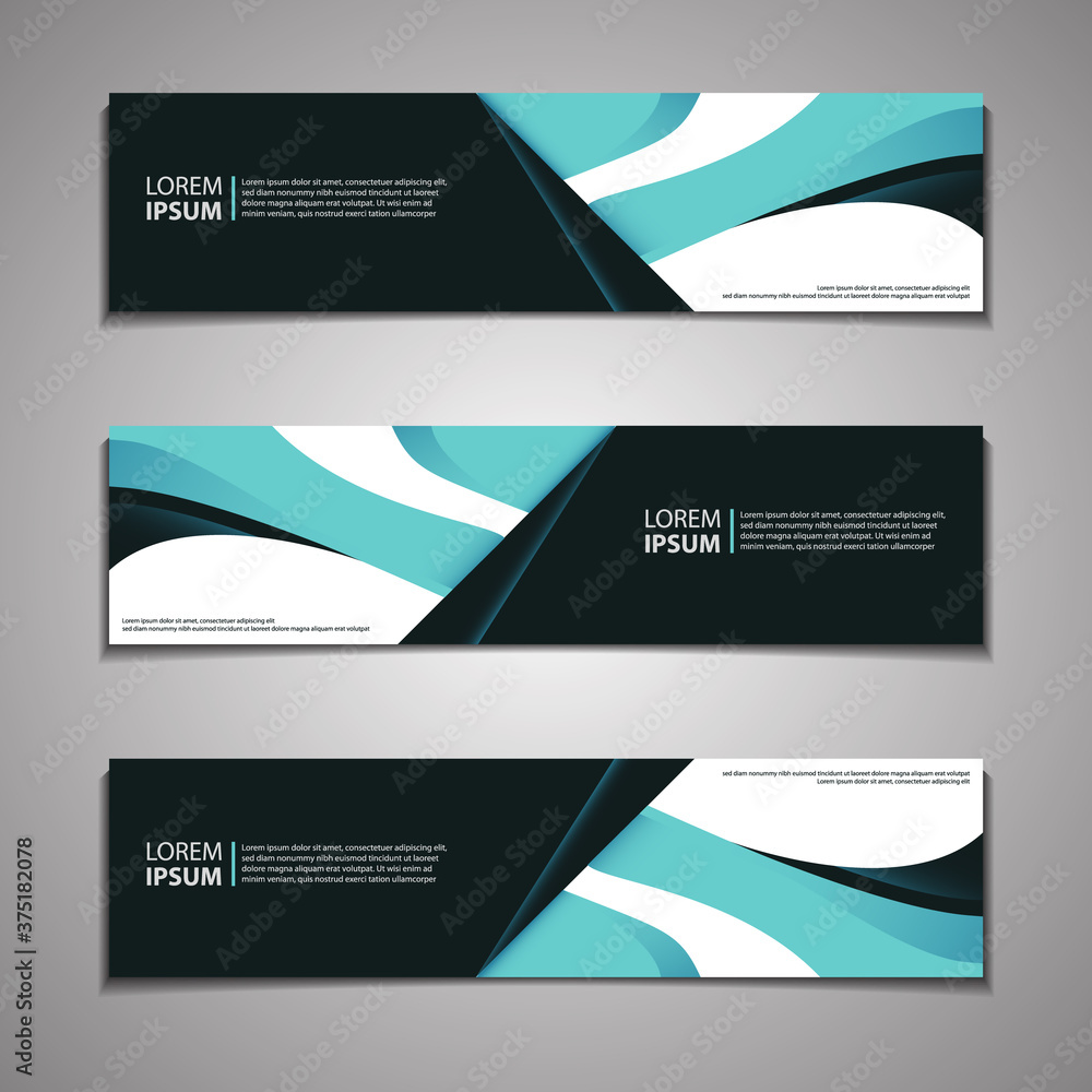 Naklejka premium Label Banner Background Modern Business Corporate Template Design Web
