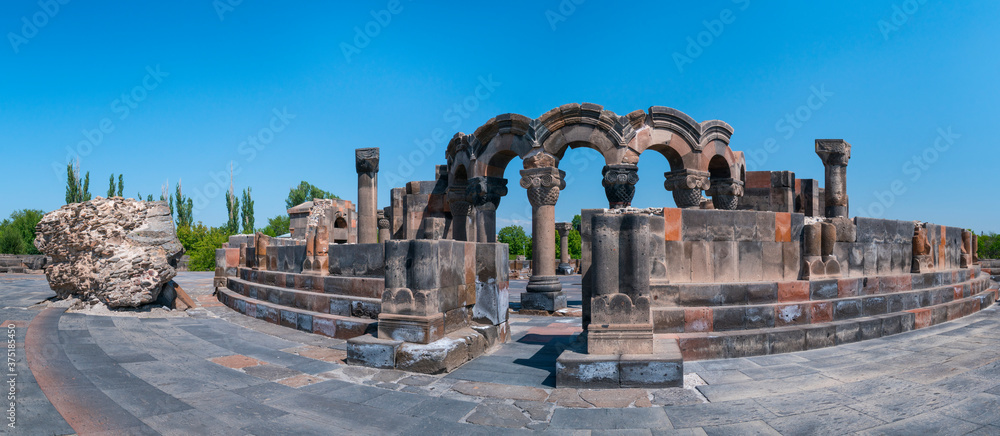 Zvartnots Cathedral, Etchmiadzin City, Armavir Province, Armenia, Middle East