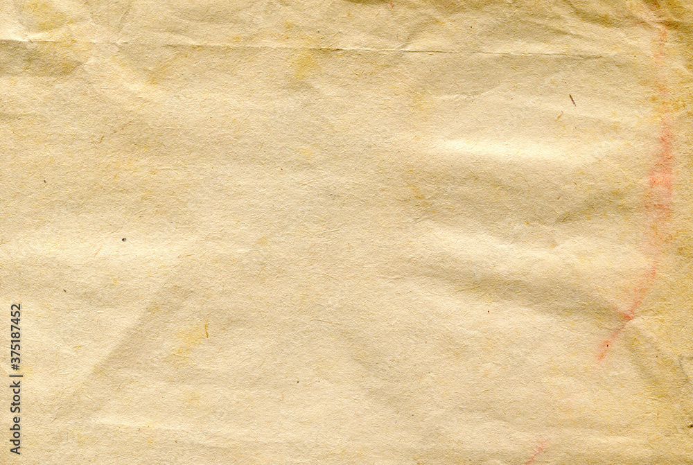 Fototapeta premium photo texture of yellow crumpled paper