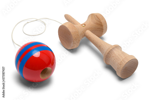 Fotografie Wood Ball Kendama Game