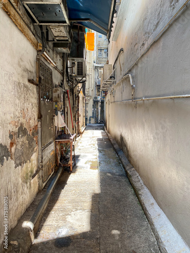 narrow street in the old town © chi