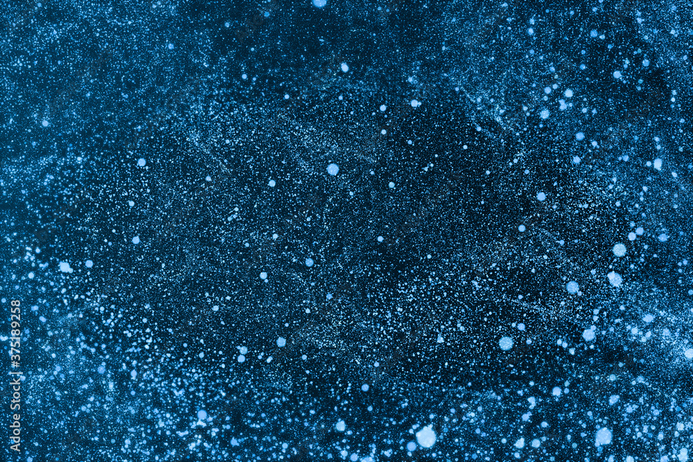 Obraz premium Blue glowing flames, fantasy wave pattern, 3d rendering.