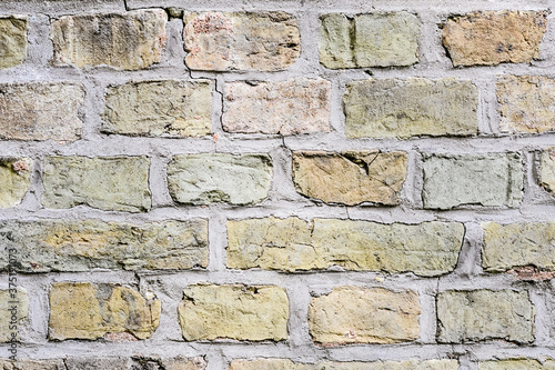 Weathered Brick Wall Background photo