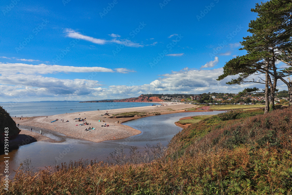 Budleigh Salterton beach in Devon Budleigh Salterton beach in Devon