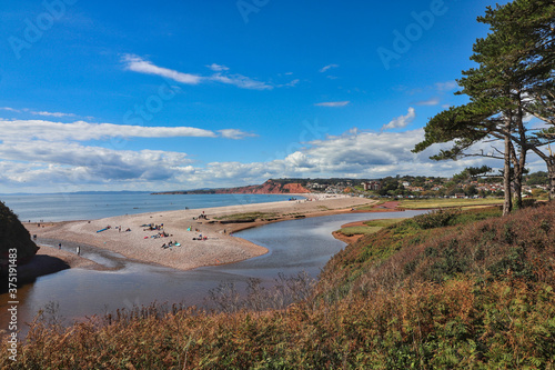 Budleigh Salterton beach in Devon