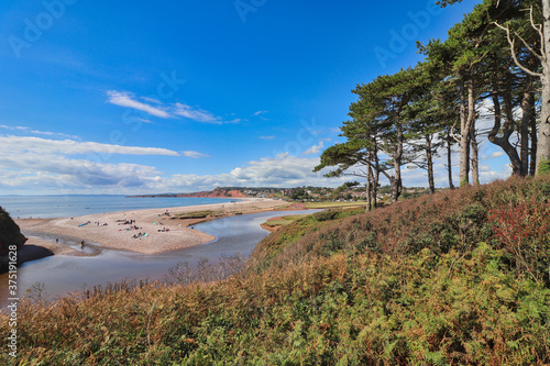 Budleigh Salterton beach in Devon