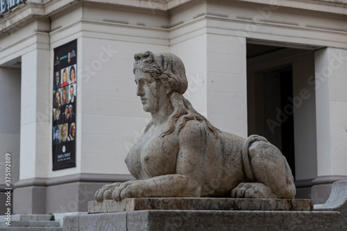 The town of Conegliano in Italy / Academy Theatre