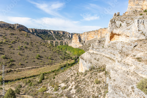 Hoces del Rio Riaza Natural Park, Maderuelo, province of Segovia, Castile and Leon, Spain photo