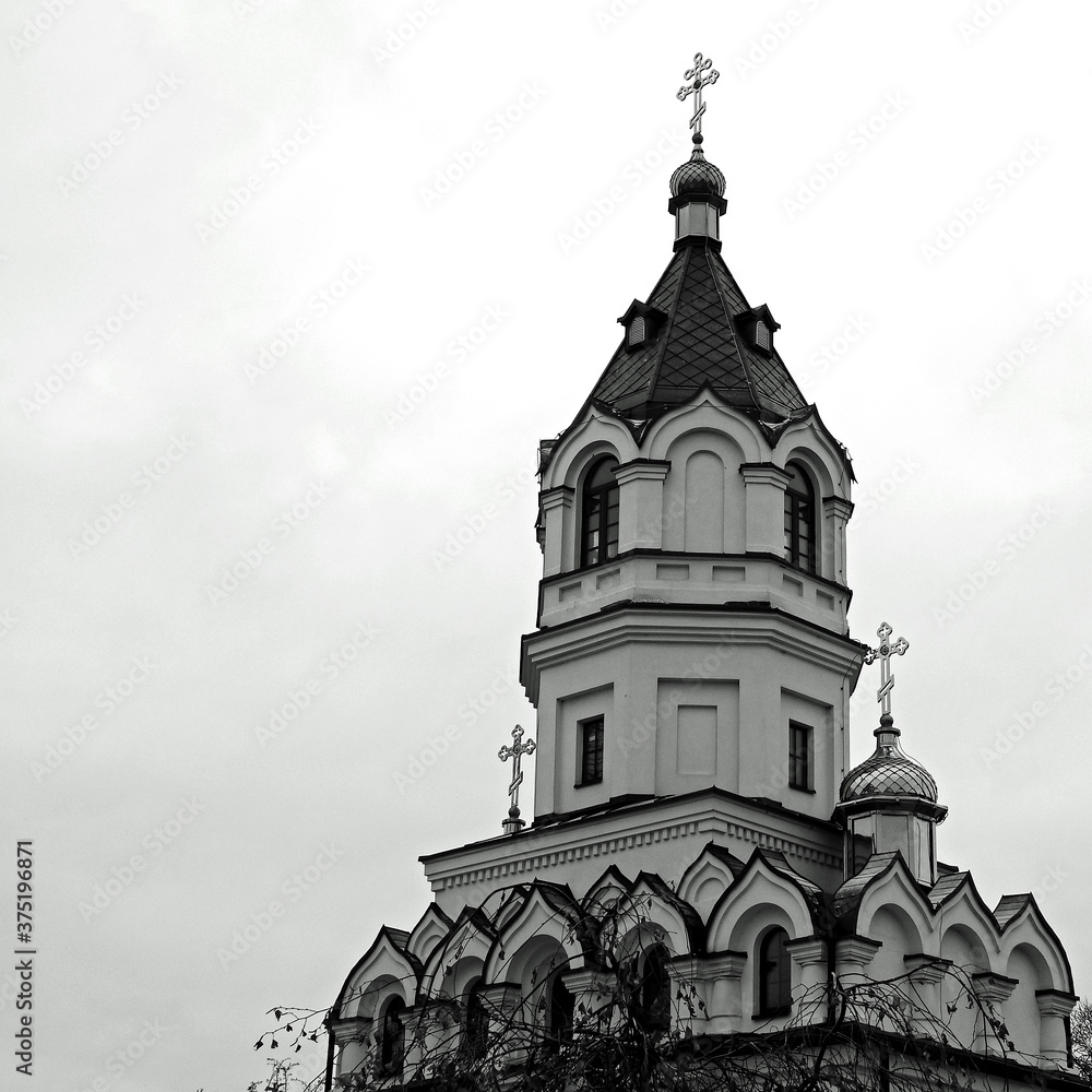Obraz premium consecrated in 1853 the temple of the Orthodox church of Saint Alexander Nevsky in the town of Sokolka in Podlasie, Poland