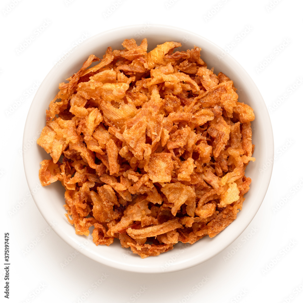 Crispy fried onions. Crispy fried onions.