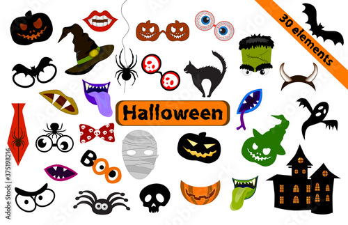 Photo Booth Props. Monster party printable and Masks Decorations