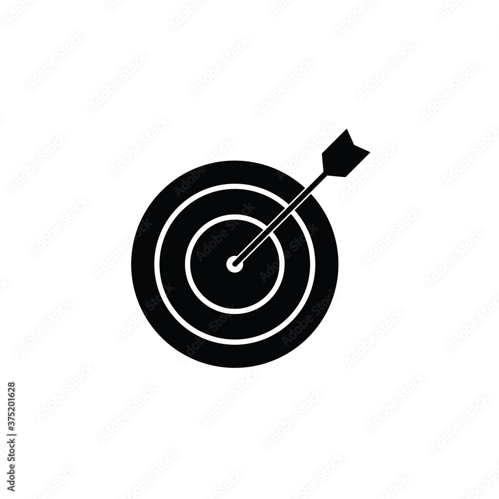 Target icon darts vector icon Target icon darts vector icon