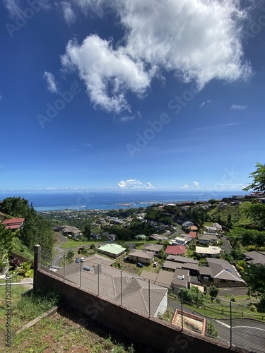 Quartier résidentiel à Tahiti, Polynésie française