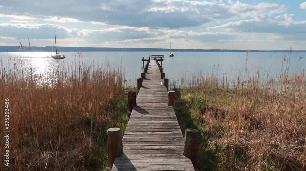 Fototapeta premium Steg, Ammersee