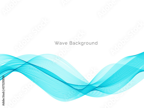 Blue wave stylish dymanic background