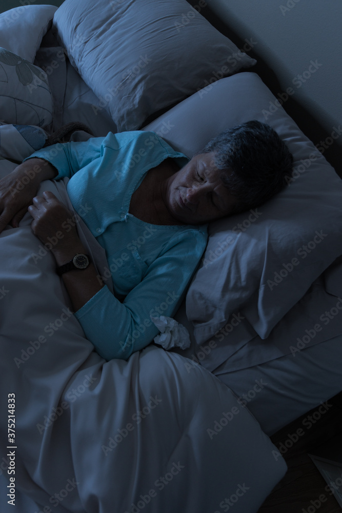 Sleeping in Bed at Night Sleeping in Bed at Night