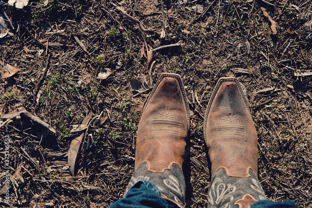 my cowgirl boots Stock Photo Adobe Stock