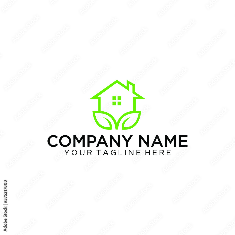 Logo Eco House Icon Element Template Design Logos Logo Eco House Icon Element Template Design Logos
