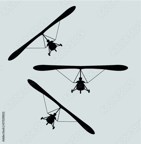 Sky Glider Silhouette
