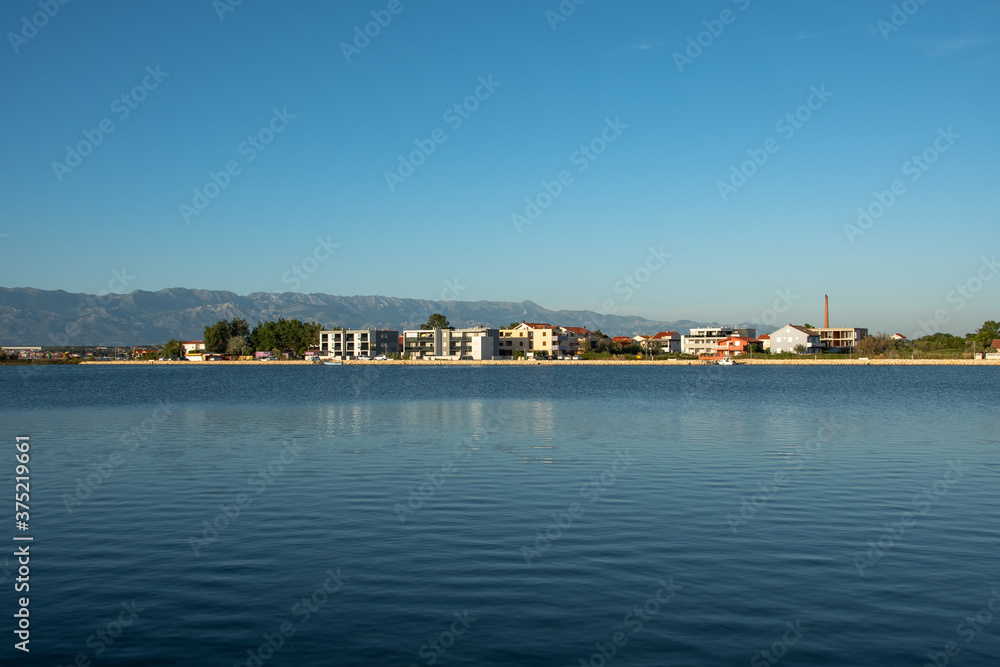 NIN, CROATIA - June 2020 - Nin is small historic town on Adriatic sea