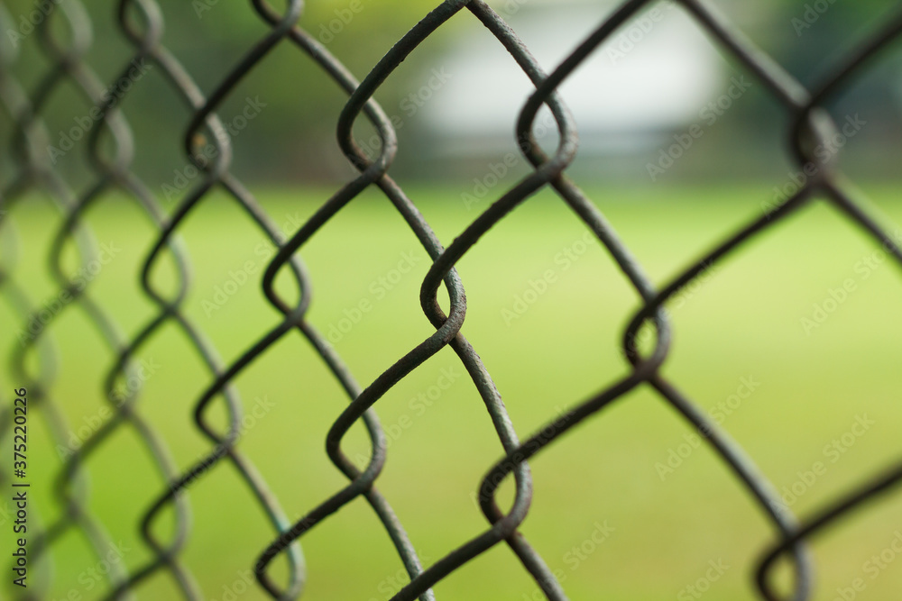 Fototapeta premium Link fence texture and background