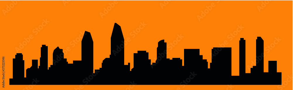 Naklejka premium San Diego, California