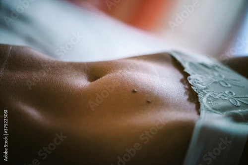Belly of a sensual woman photo