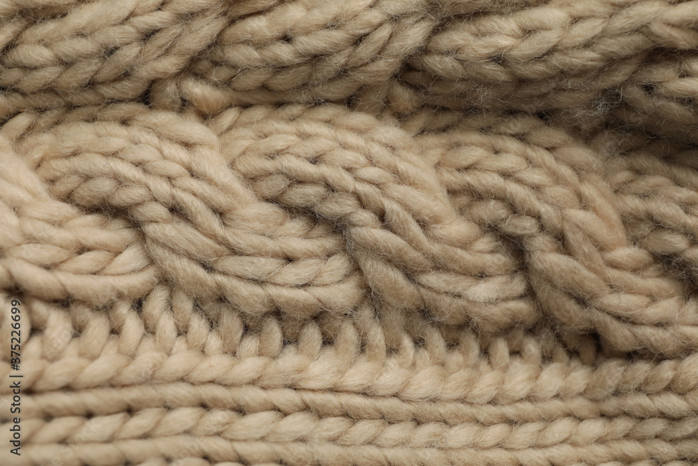 Knitted sweater on whole background, close up Knitted sweater on whole background, close up
